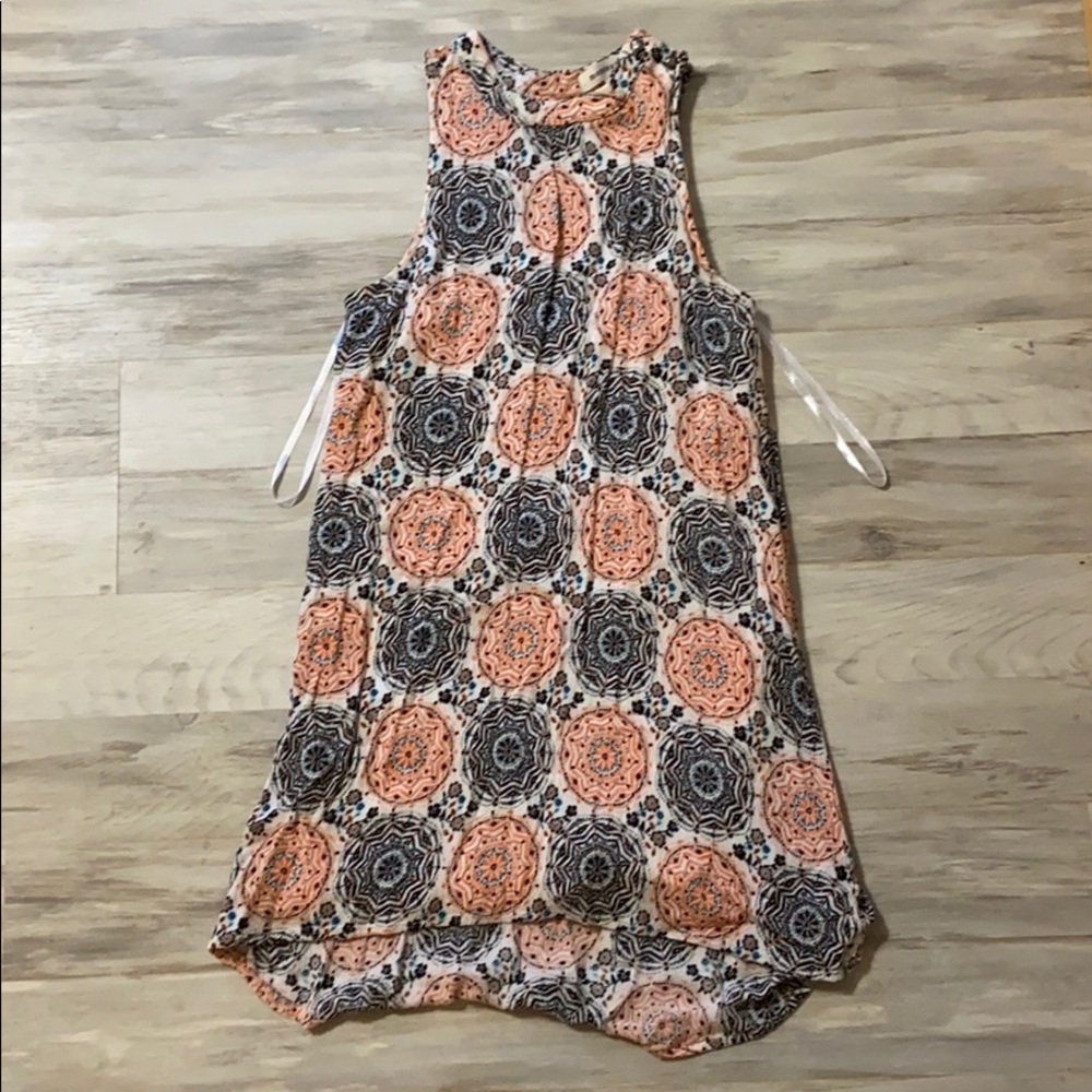 Patterned Long Tank Top
